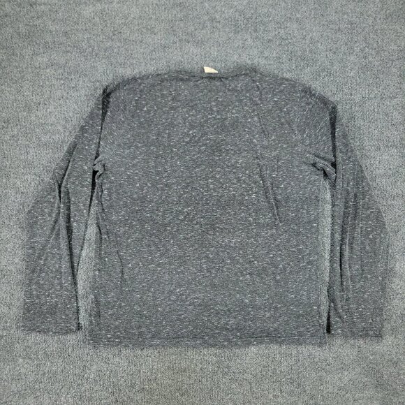 Hollister Shirt Men's Small Gray Embroidered Logo Crew Neck Long Sleeve Pocket - Picture 10 of 15